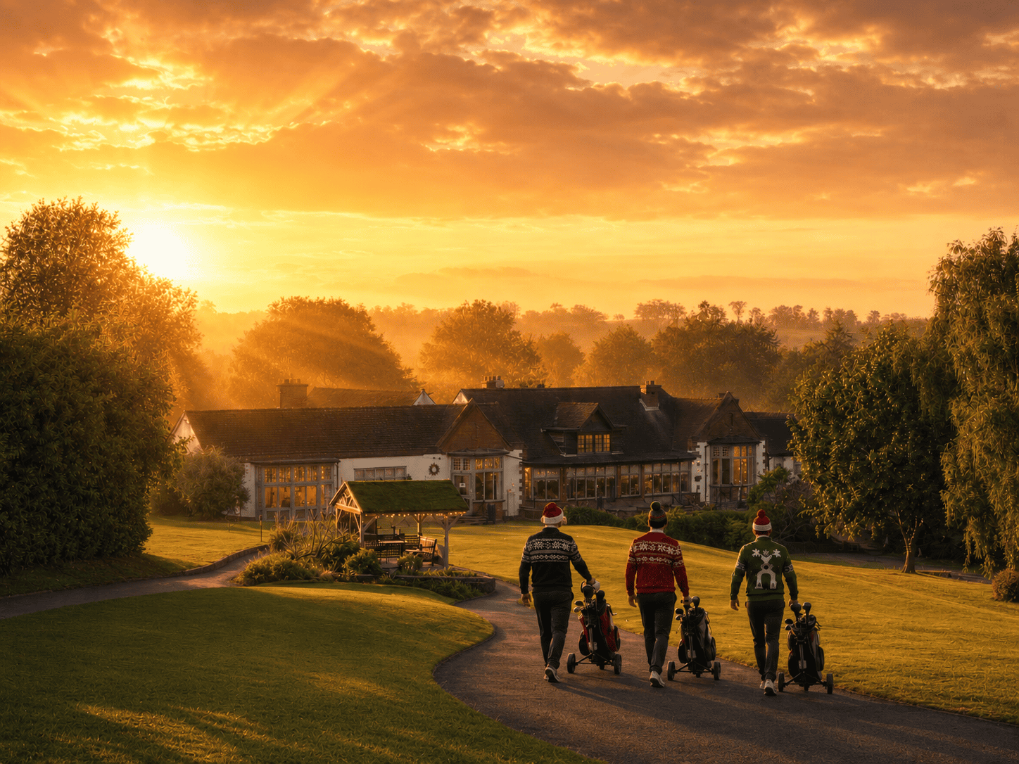 Addington Court Christmas Jumper Golf Day Image